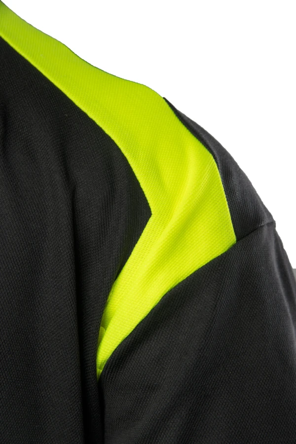 Koszulka polo ECO Rival czarno/żółta