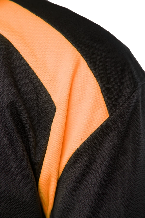 Koszulka longsleeve ECO Rival czarno/pomarańczowa