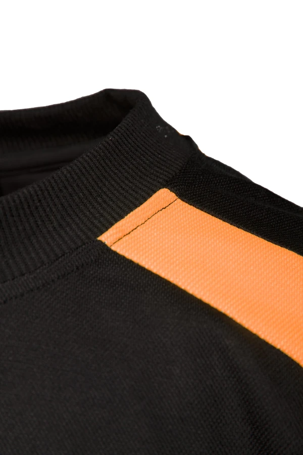 Koszulka longsleeve ECO Rival czarno/pomarańczowa