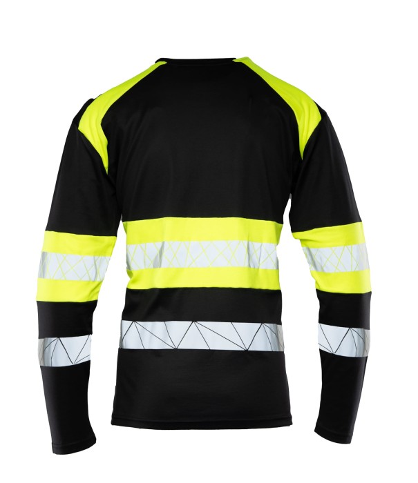 Koszulka longsleeve ECO Rival czarno/żółta