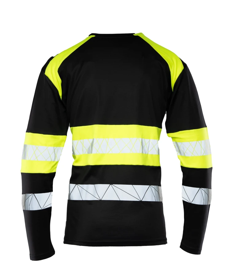 Koszulka longsleeve ECO Rival czarno/żółta