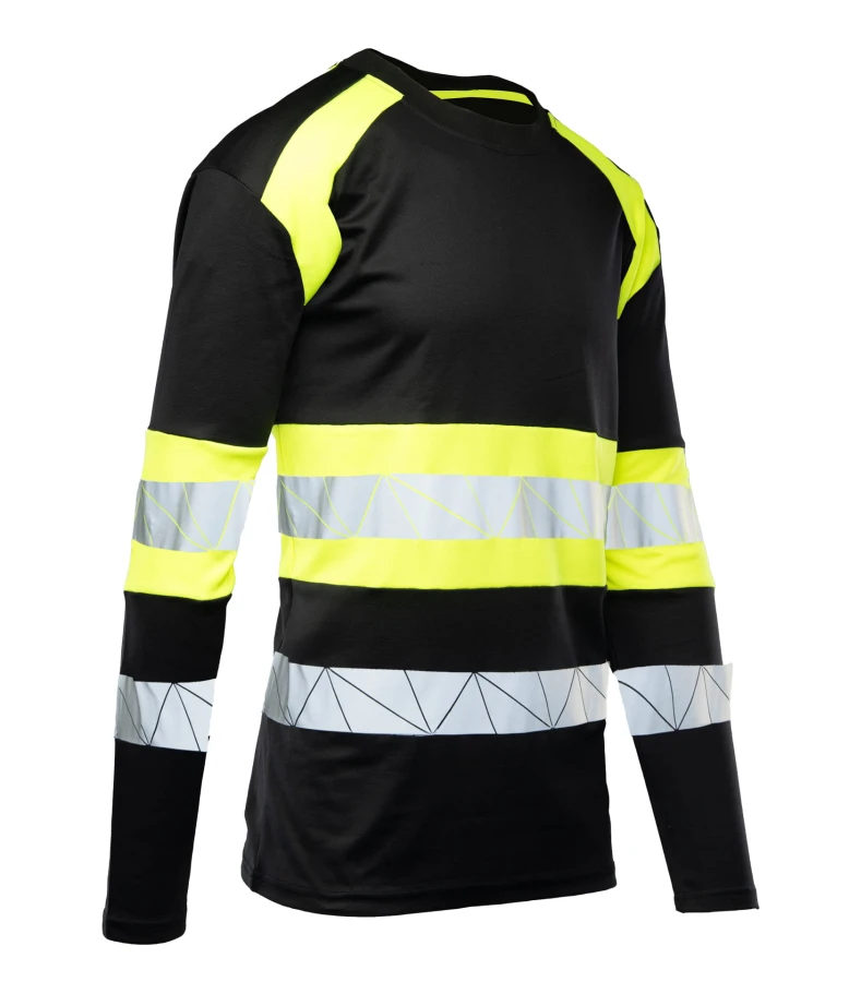 Koszulka longsleeve ECO Rival czarno/żółta