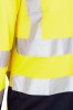 KOSZULKA DŁUGI RĘKAW 50/50 ŻÓŁTY/GRANAT S Żółty (_y)