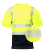 Koszulka siatkowa transfer BF-017 żółta