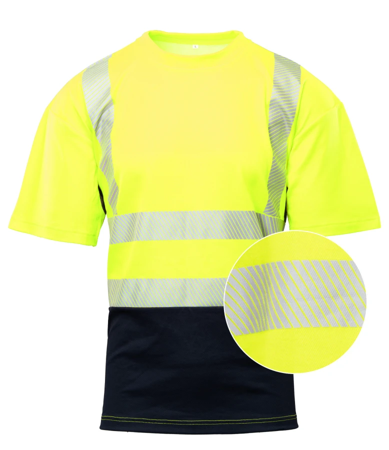 Koszulka siatkowa transfer BF-017 żółta