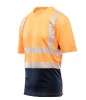 Koszulka siatkowa transfer BF-017 pomarańczowa
