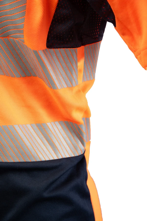 Koszulka siatkowa transfer BF-017 pomarańczowa