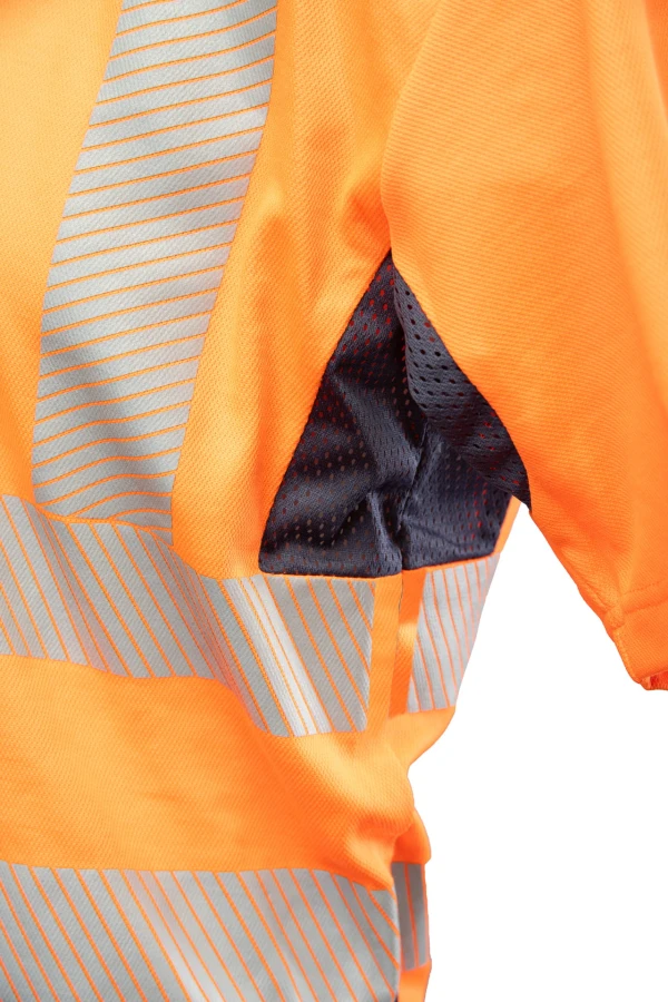 Koszulka siatkowa transfer BF-017 pomarańczowa