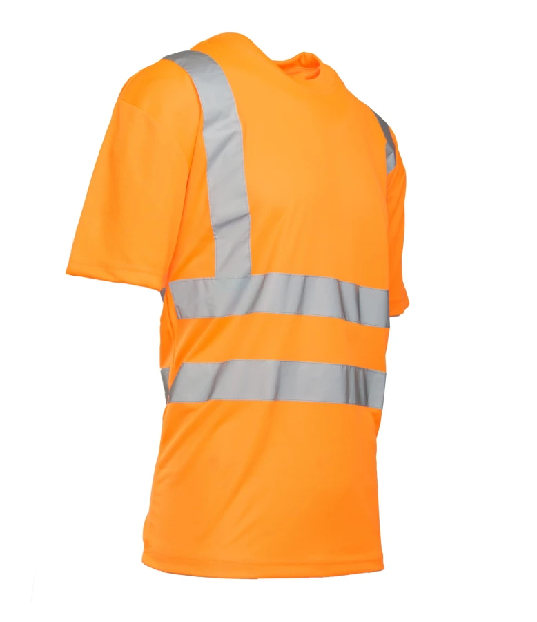 Koszulka z pasami odblaskowymi KAT.II KL.2 BF009 pomarańczowa