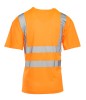 Koszulka z pasami odblaskowymi KAT.II KL.2 BF009 pomarańczowa