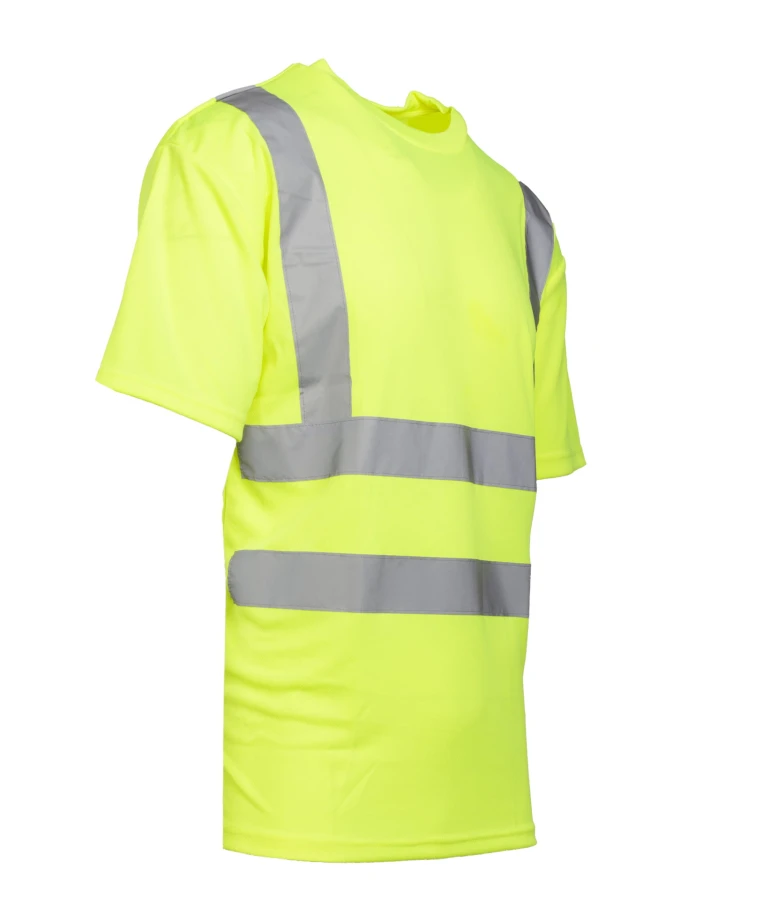 Koszulka z pasami odblaskowymi KAT.II KL.2 BF009 żółta