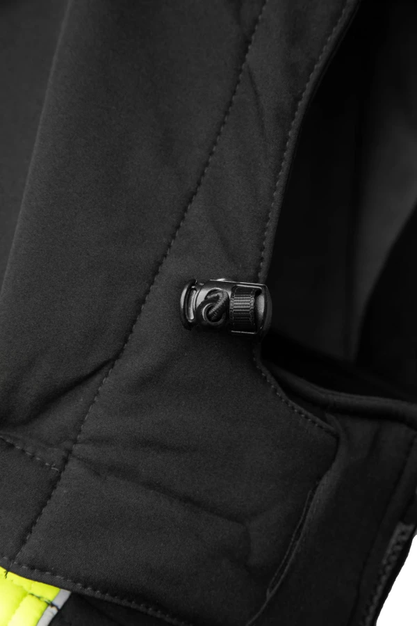 Softshell Rival czarno/żółty