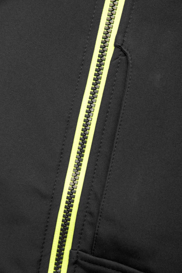Softshell Rival czarno/żółty