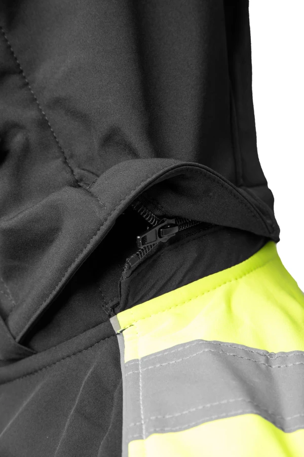 Softshell Rival czarno/żółty