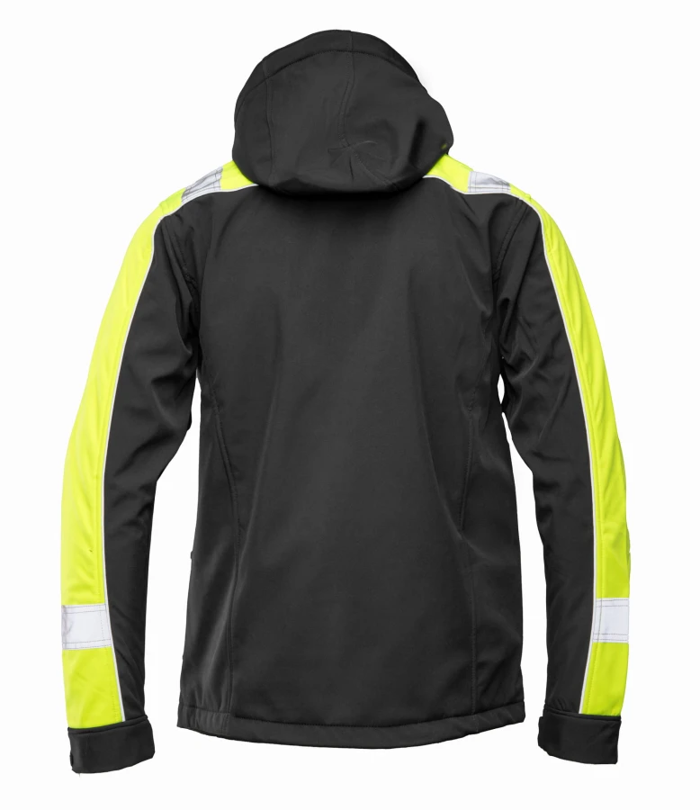 Softshell Rival czarno/żółty