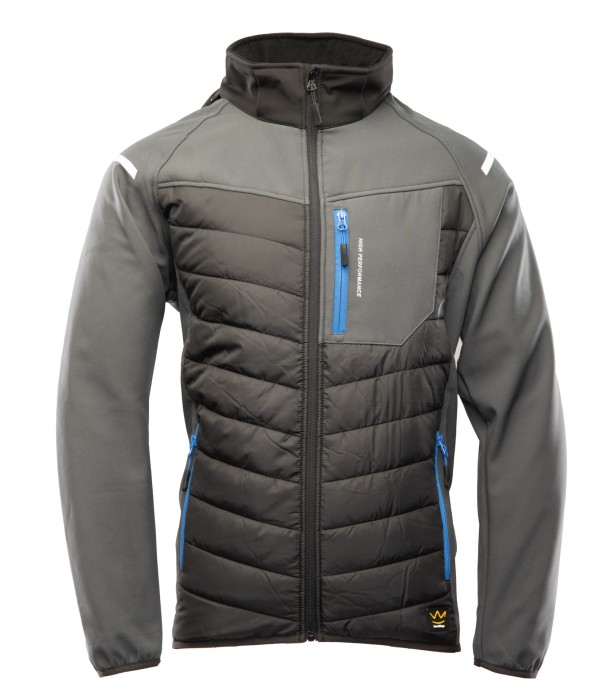 Kurtka Topaz softshell stalowa