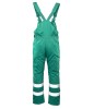 Ogrodniczki ocieplane Brixton-Snow pas odblask/zielone