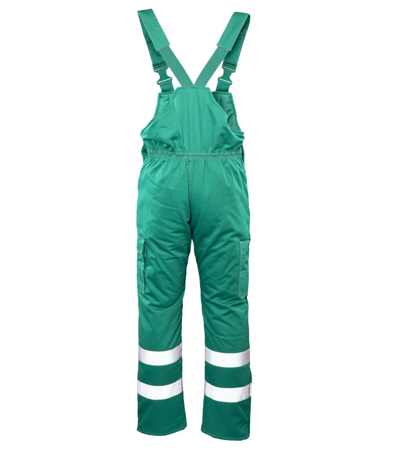 Ogrodniczki ocieplane Brixton-Snow pas odblask/zielone