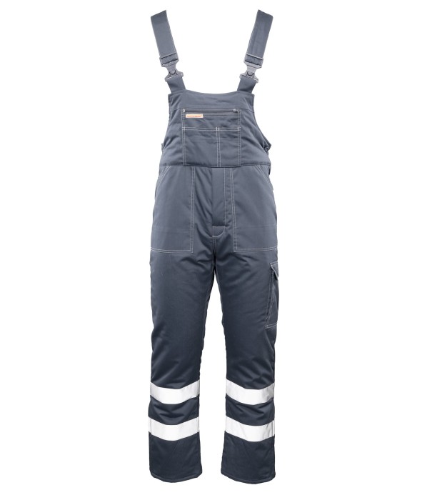 Ogrodniczki ocieplane Brixton-Snow pas odblask/stal