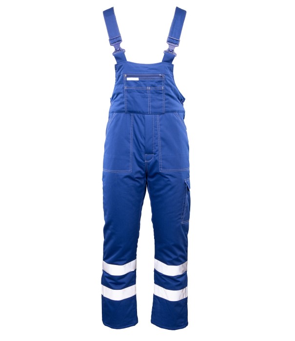 Ogrodniczki ocieplane Brixton-Snow pas odblask/niebieskie