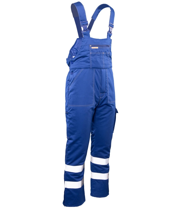 Ogrodniczki ocieplane Brixton-Snow pas odblask/niebieskie