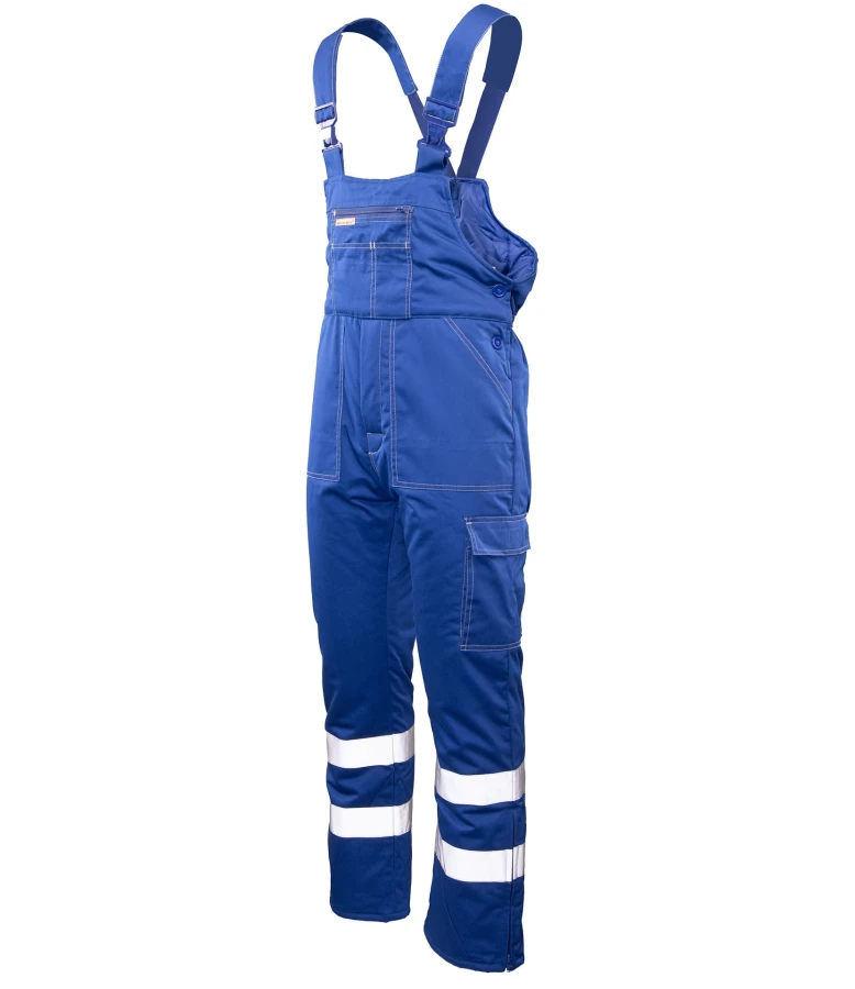 Ogrodniczki ocieplane Brixton-Snow pas odblask/niebieskie