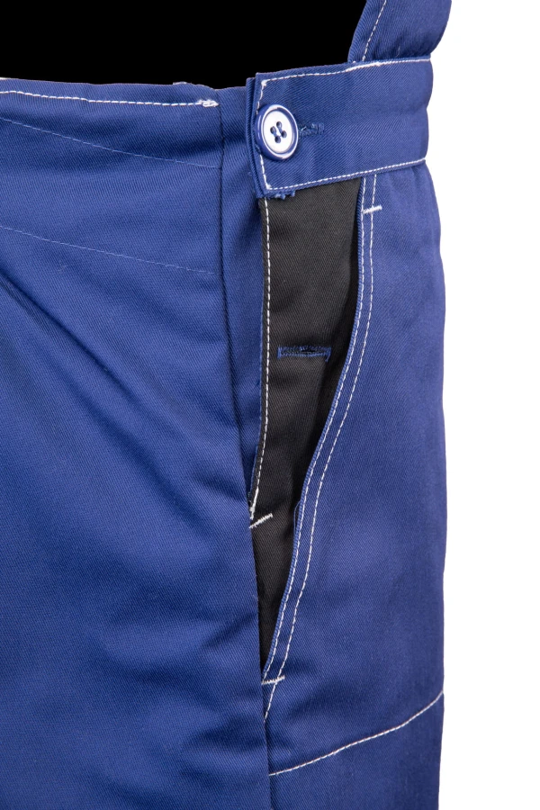 Ogrodniczki ocieplane Brixton-Snow wstawka kolor  stalowo/czarny