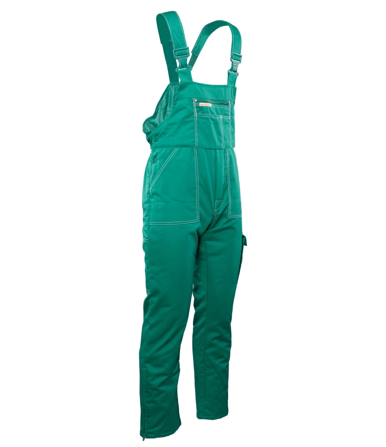 Ogrodniczki ocieplane Brixton-Snow zielone