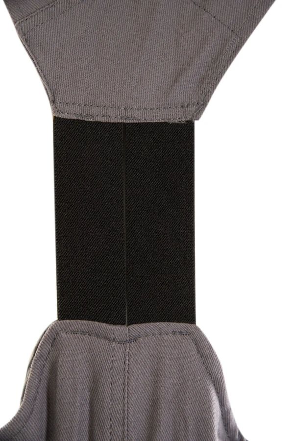 Spodnie ogrodniczki Brixton-Natur ocieplane stalowe