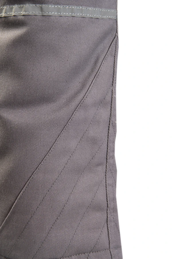 Spodnie ogrodniczki Brixton-Natur ocieplane stalowe