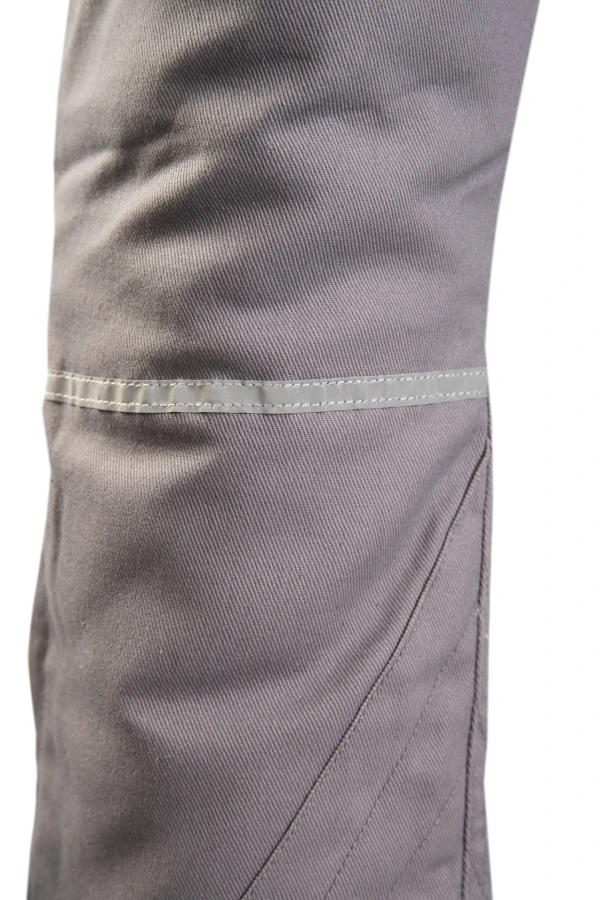 Spodnie ogrodniczki Brixton-Natur ocieplane stalowe