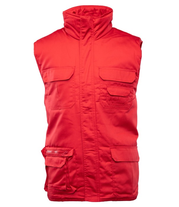 Kamizelka Brass 7-kieszeniowa czerwona