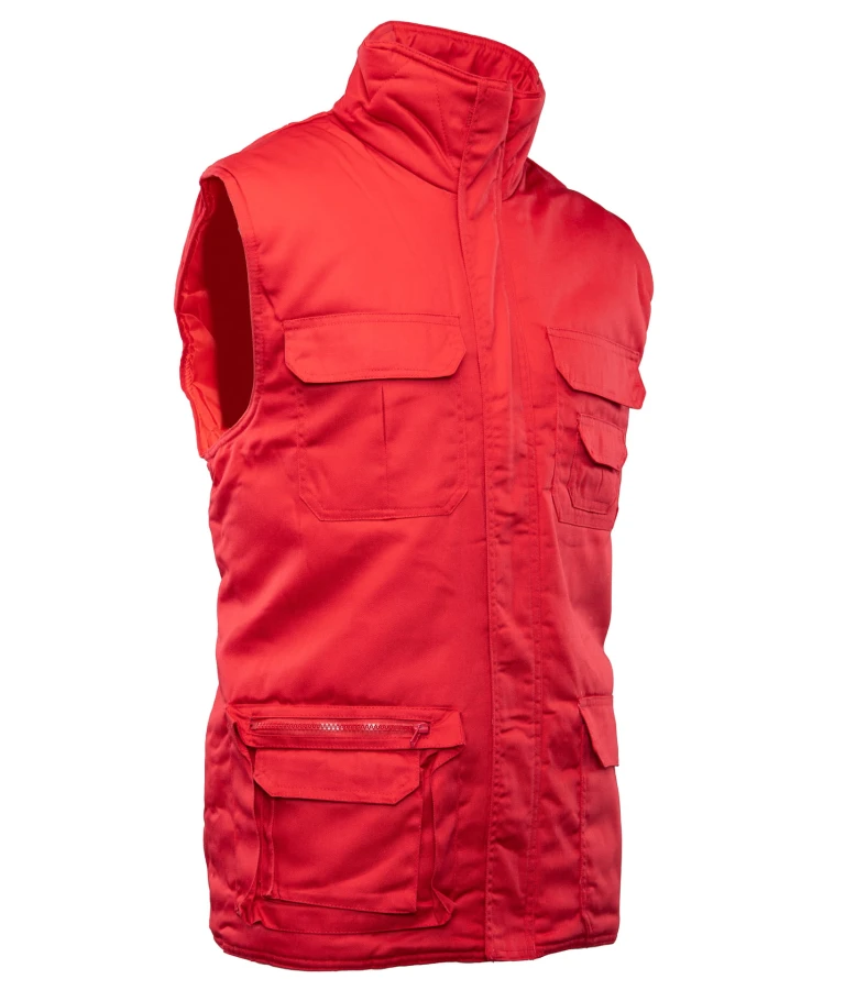 Kamizelka Brass 7-kieszeniowa czerwona