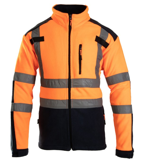 Polar z pasami odblask. KAT. 2 Klasa 2 BF04 pomarańczowy