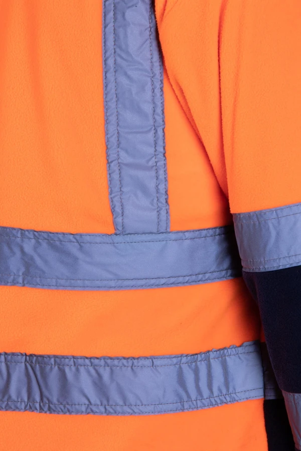 Polar z pasami odblask. KAT. 2 Klasa 2 BF04 pomarańczowy