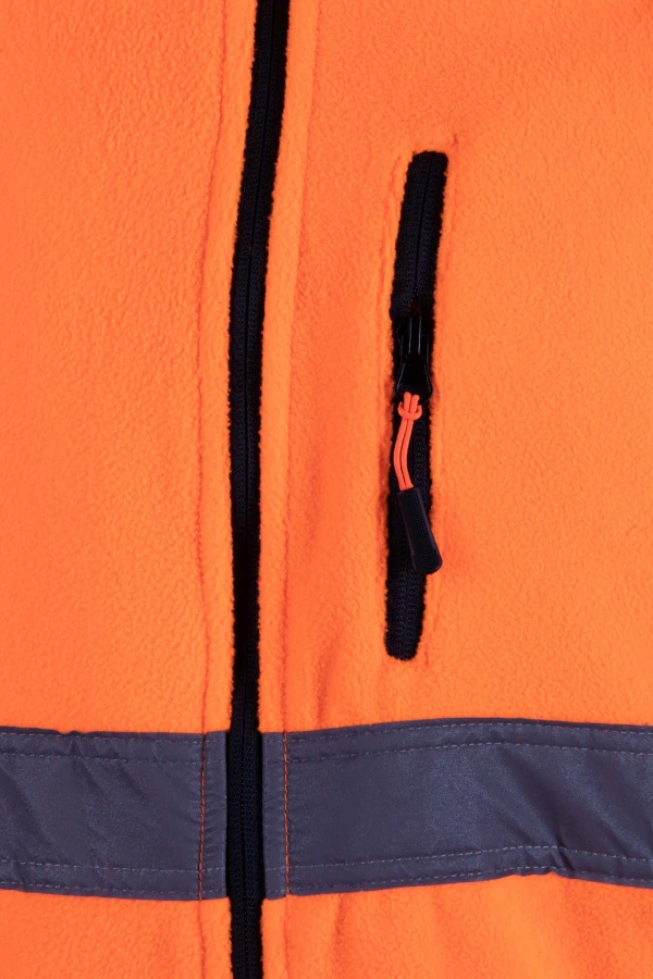 Polar z pasami odblask. KAT. 2 Klasa 2 BF04 pomarańczowy