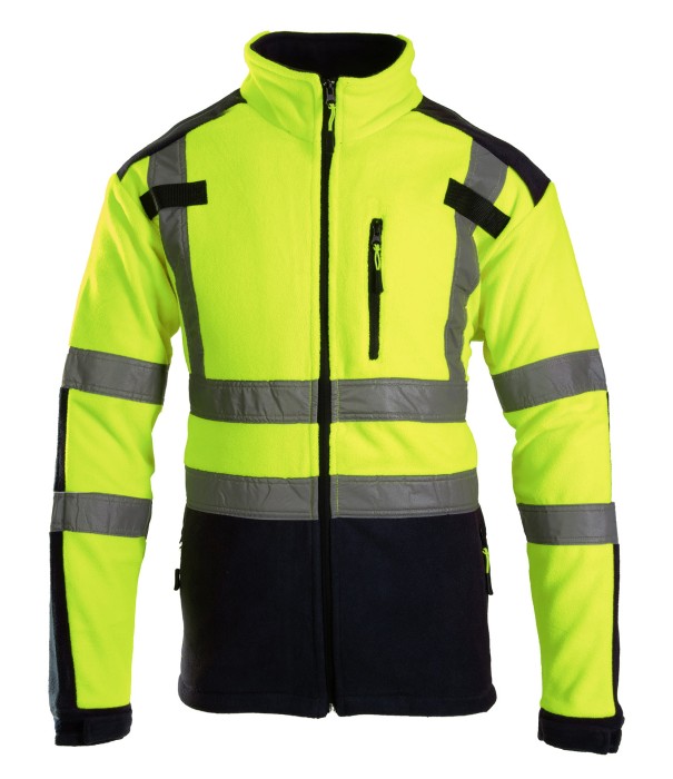 Polar z pasami odblask. KAT. 2 Klasa 2 BF04 żółty