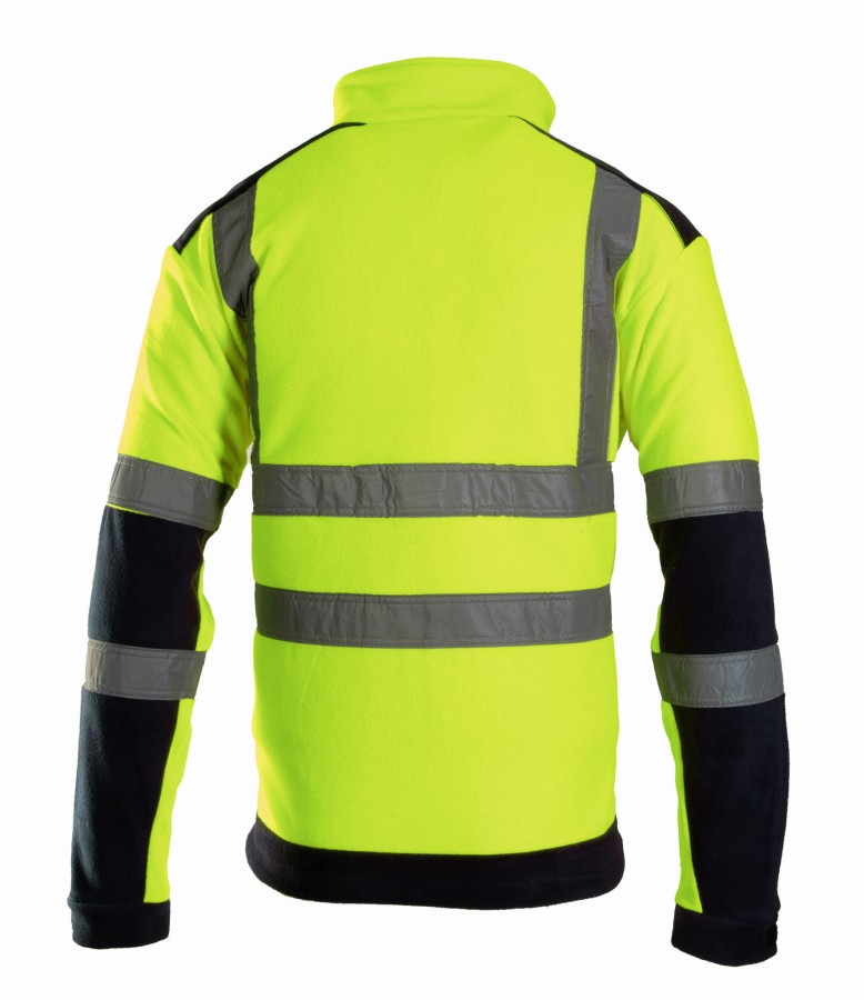 Polar z pasami odblask. KAT. 2 Klasa 2 BF04 żółty
