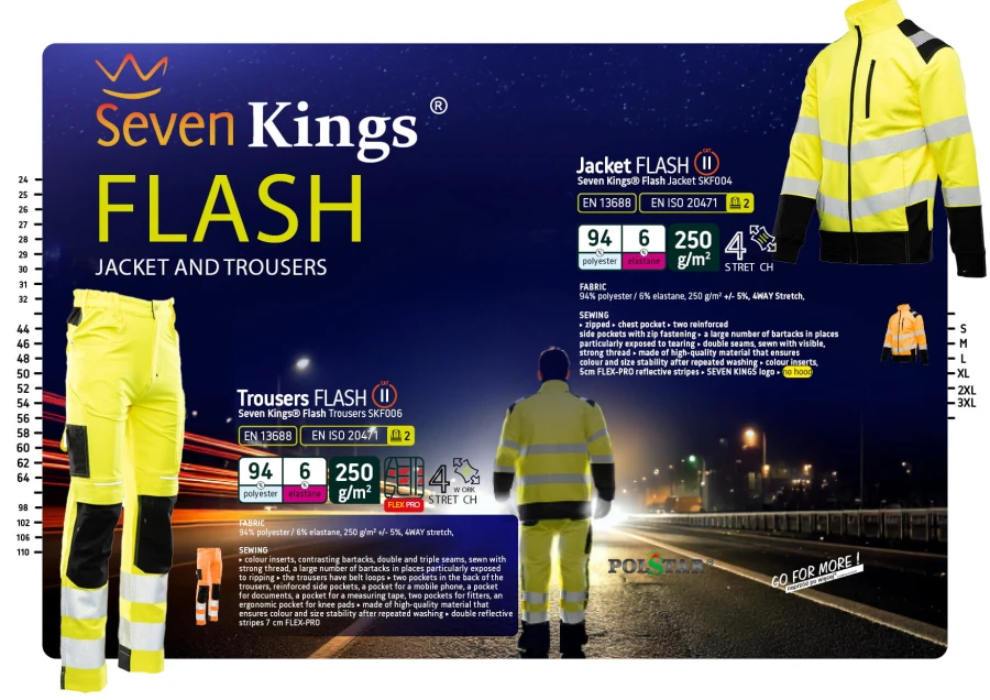 Bluza Flash ostrzegawcza SKF004 KAT. II pomarańczowa