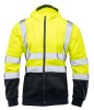 Bluza Dresowa odblaskowa KAT. II BF014 żółto/granatowa