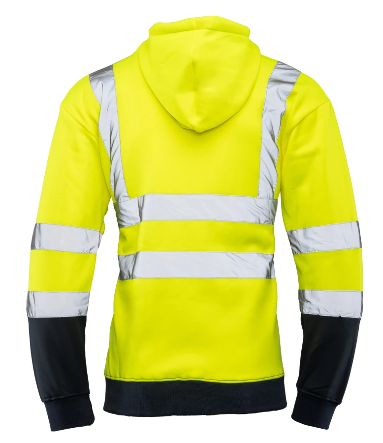 Bluza Dresowa odblaskowa KAT. II BF014 żółto/granatowa