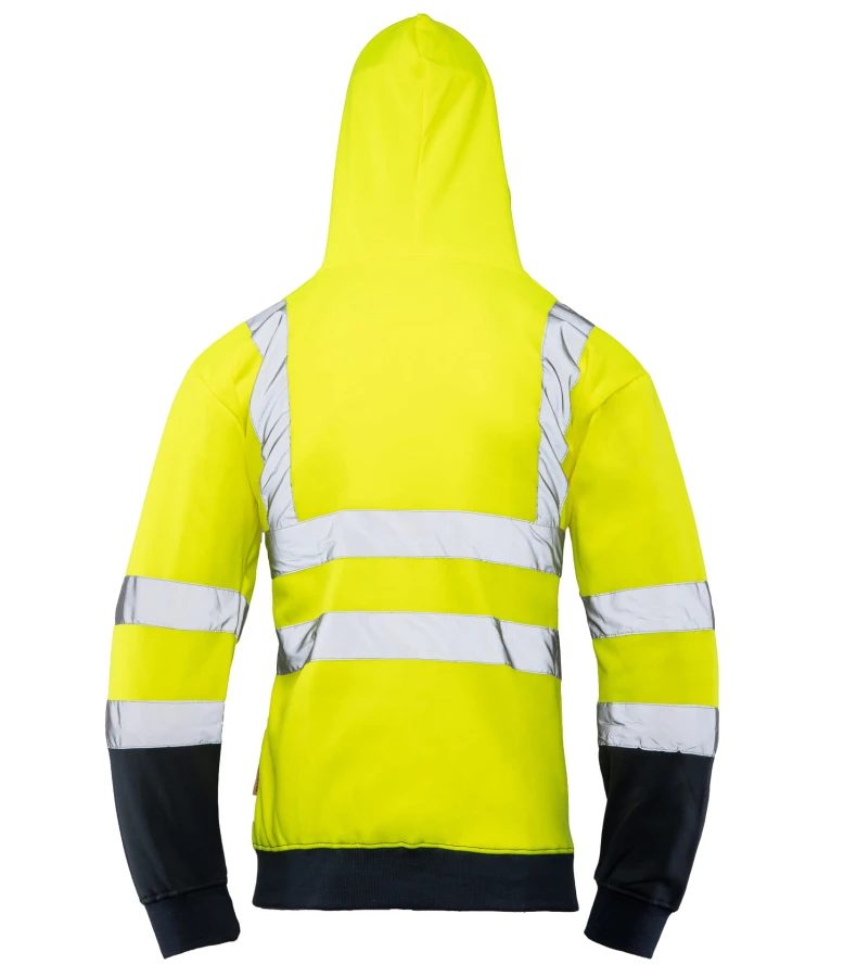 Bluza Dresowa odblaskowa KAT. II BF014 żółto/granatowa