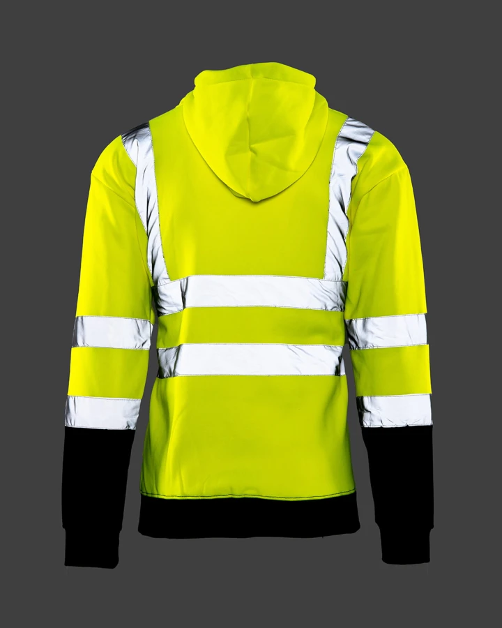 Bluza Dresowa odblaskowa KAT. II BF014 żółto/granatowa