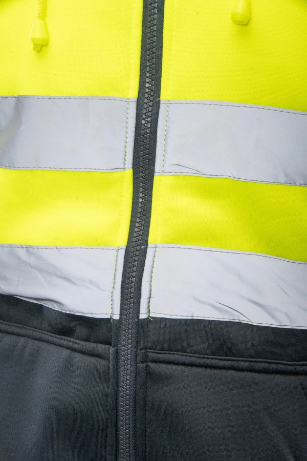 Bluza Dresowa odblaskowa KAT. II BF014 żółto/granatowa