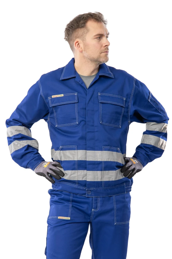 Bluza odblaskowa niebieska