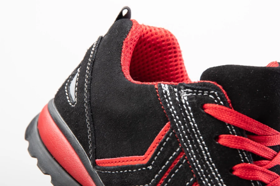 Półbuty  FUSION O1 SRC bez podnoska czarno - czerwone
