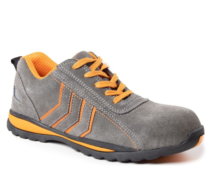 Półbuty robocze FUSION S1 SRC stalowo - pomarańczowe