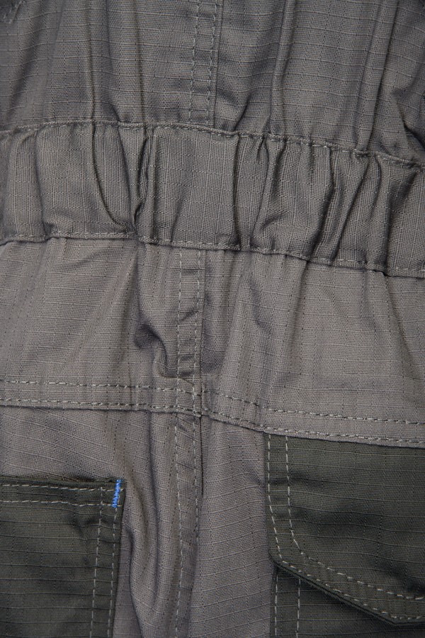 Spodnie ogrodniczki Topaz stalowe