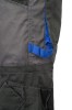 Spodnie ogrodniczki Topaz stalowe