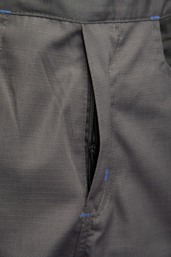 Spodnie ogrodniczki Topaz stalowe